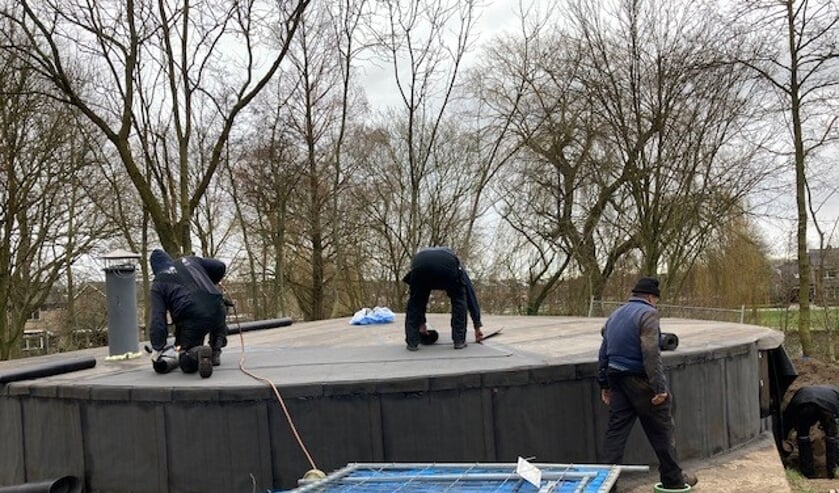 Het nieuwe dak van gashouder 360 Theater. Foto: PR