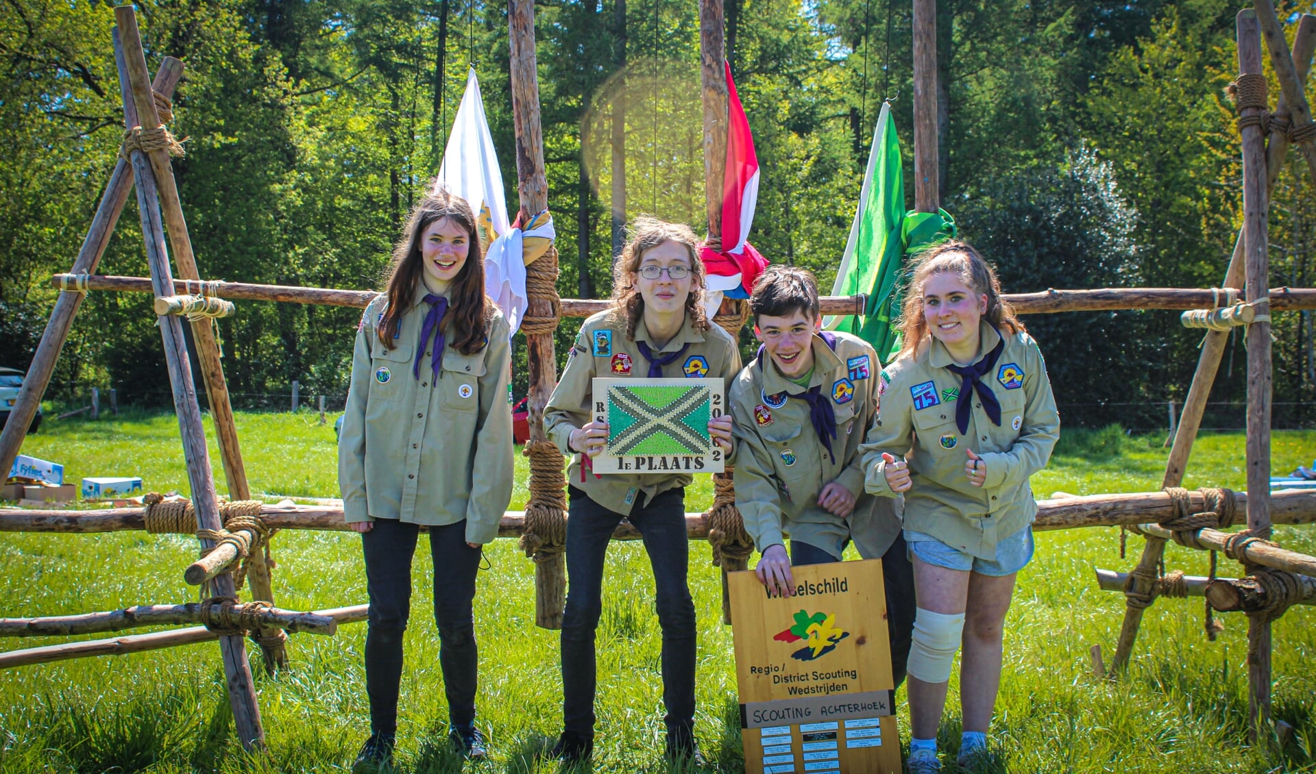 Winnende scouts. Foto: PR