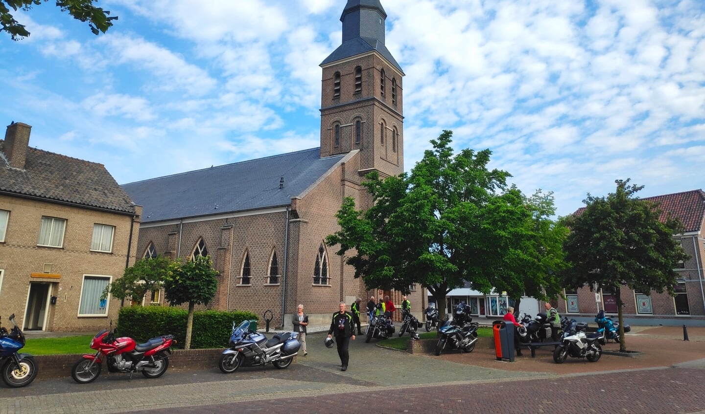 Vlak voor vertrek van de laatste oecumenische motortoertocht in 2019. Foto: PR