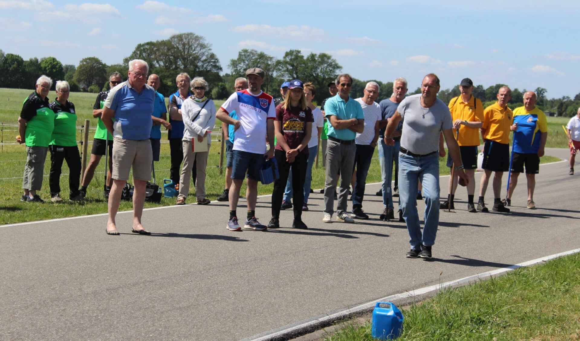 Na de twee eerdere edities in 2018 en 2019 kon het klootschiettoernooi op de Varsselring eindelijk weer doorgang vinden. Foto: PR 