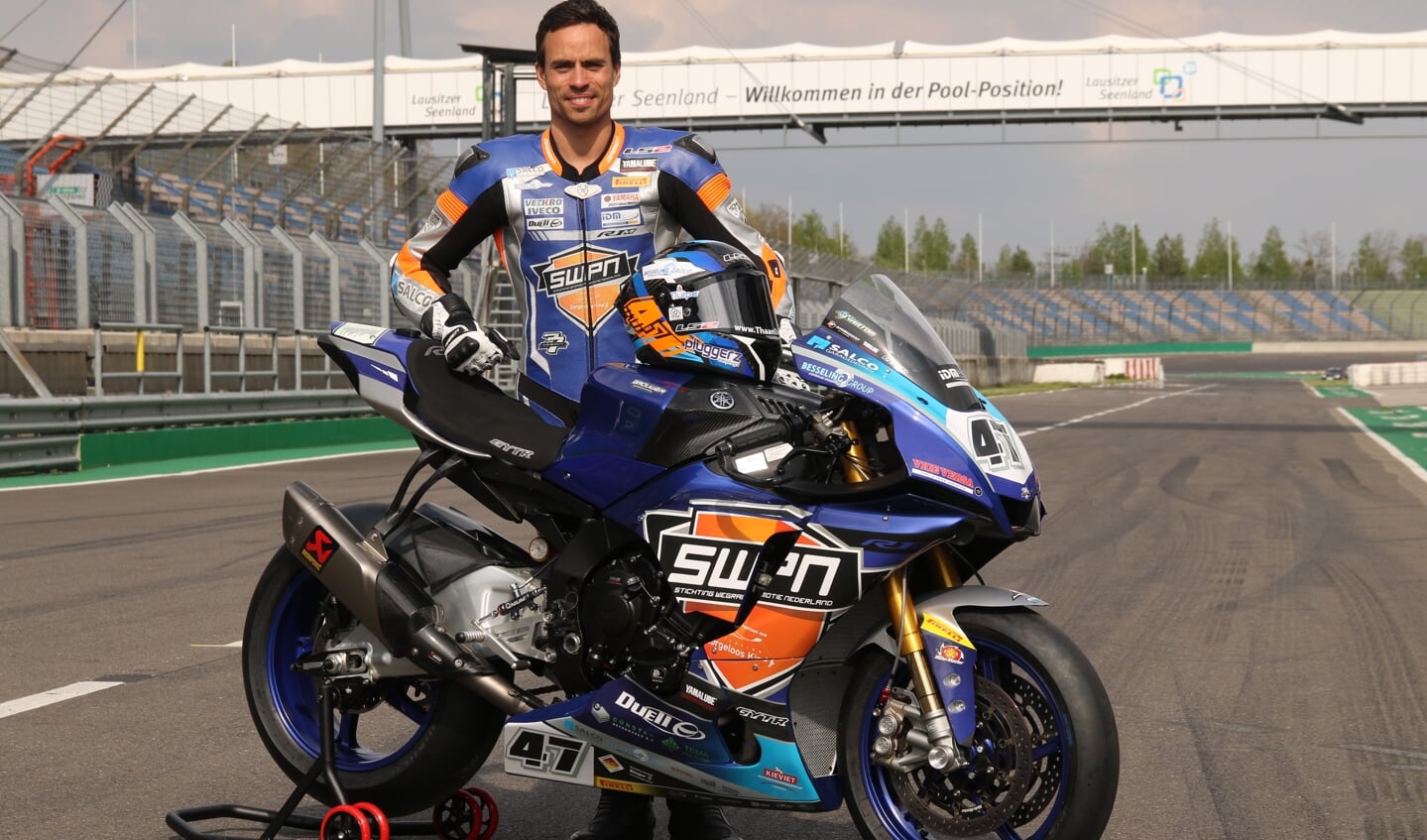 IDM Superbike rijder Rob Hartog.
Foto: Henk Teerink