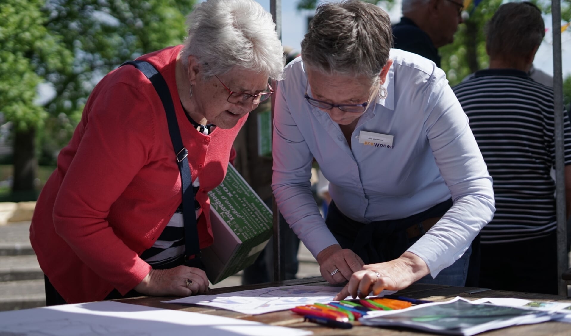 Er was veel belangstelling voor de Wijkdag Neede Noord. Foto: PR/ProWonen