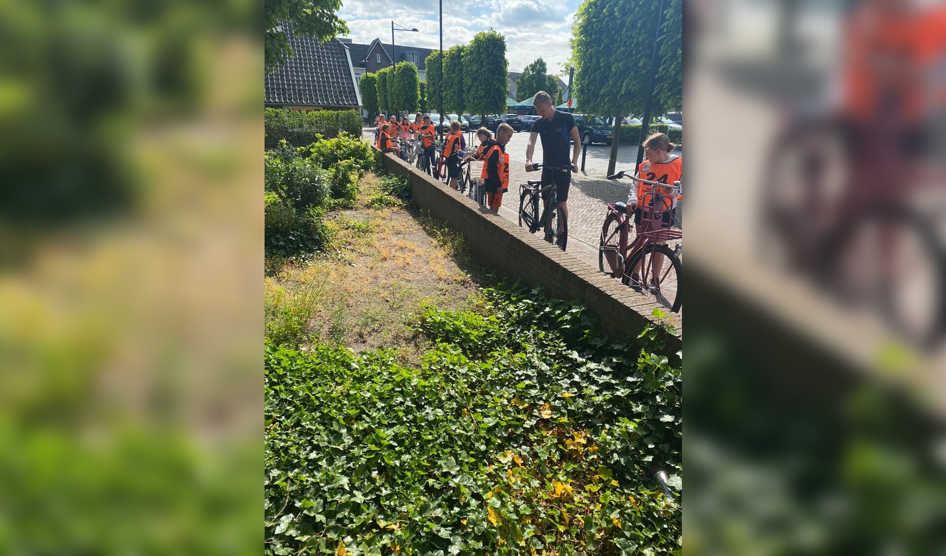 De fietsen van alle kinderen werden voorafgaand aan het examen gekeurd. Foto: PR