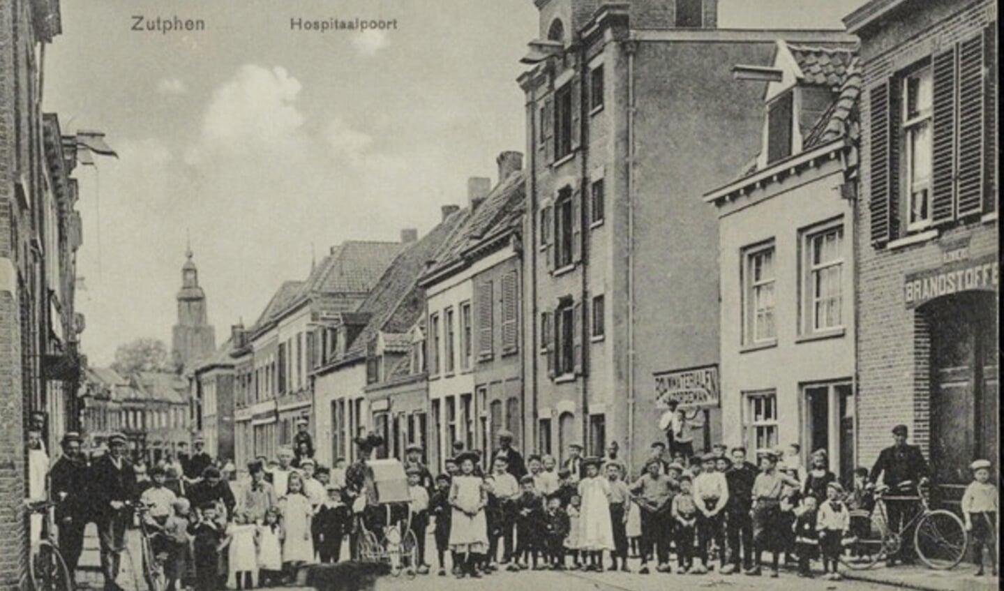 Spittaalstraat. Foto: Archief Erfgoedcentrum Zutphen