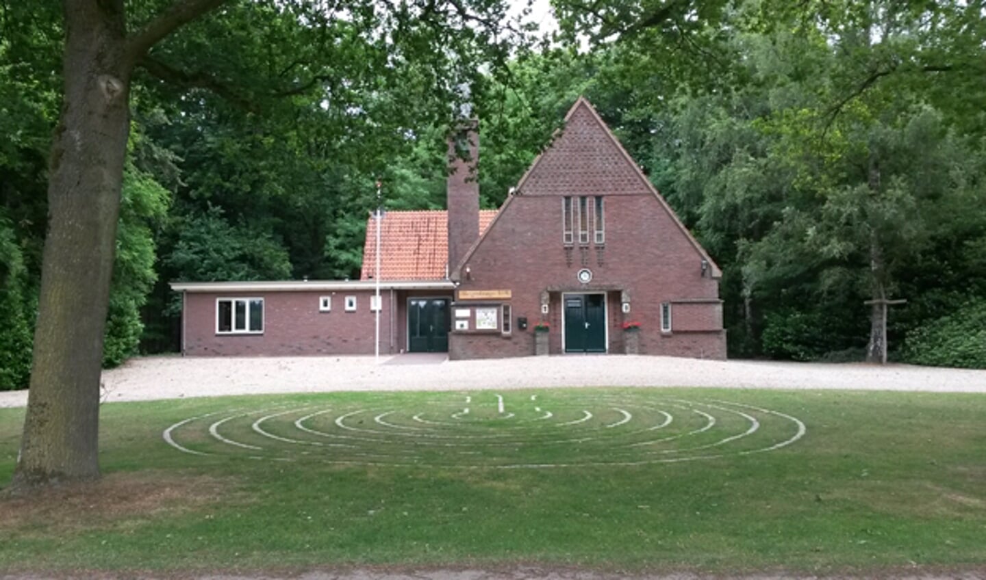 Labyrinth bij het Slangenburgse kerkje. Archieffoto: PR