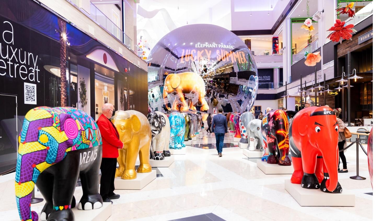 Elephant Parade, eerder in Las Vegas.