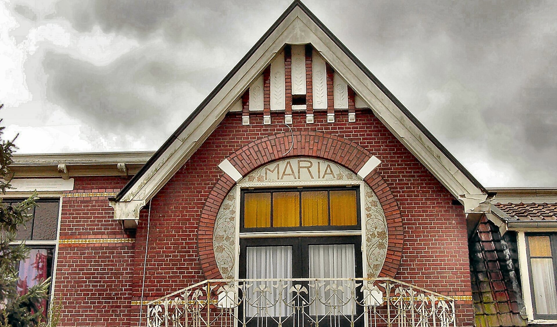 Art Nouveau stijl goed te herkennen bij villa Maria in Bredevoort. Foto: Leo van der Linde