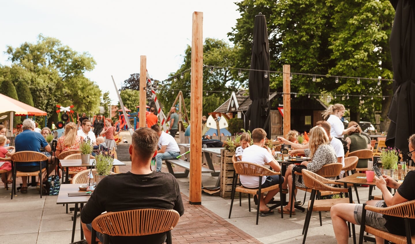 Het geheel vernieuwde terras bij 't Noorden. Foto: PR