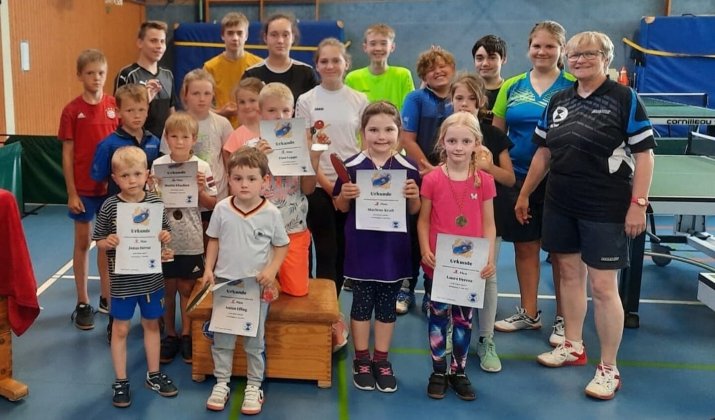 Jongste clubkampioenen GSV Suderwick. Foto: PR
