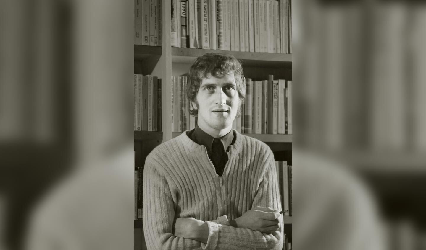 Komrij, de foto van de omslag van De Wording. Foto: PR