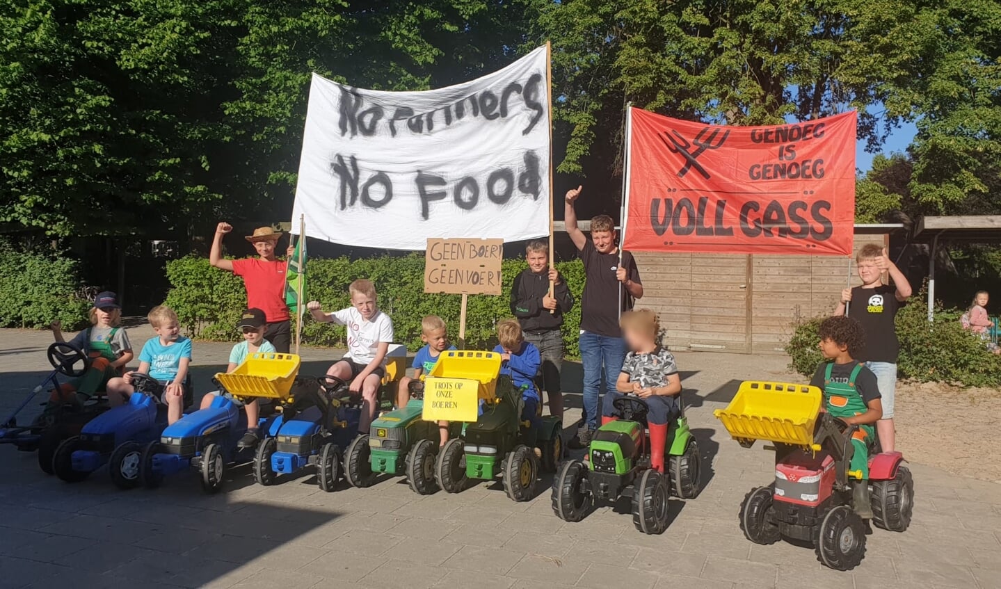 Boeren Kinderprotest in Noordijk. Foto: PR