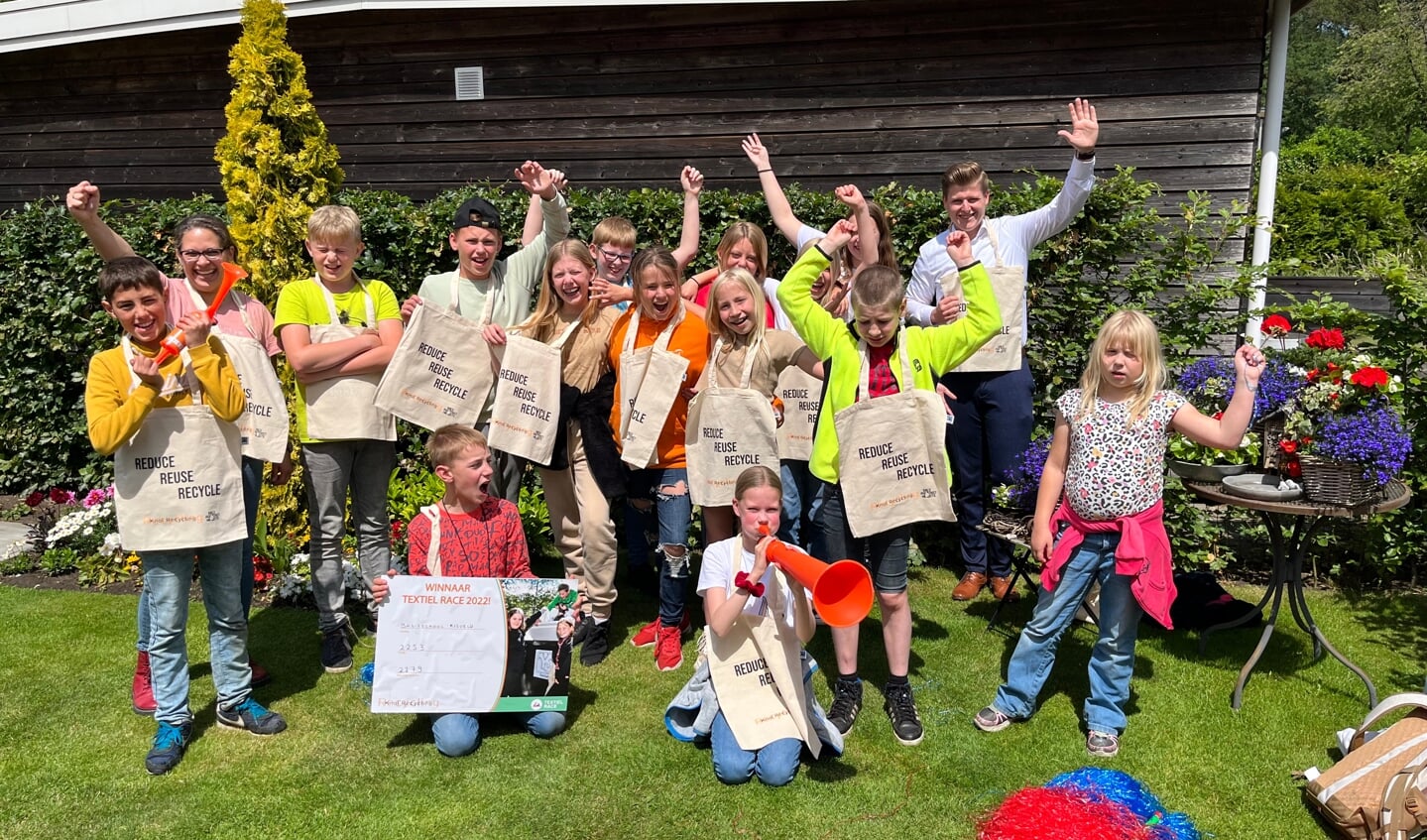 De winnaar van de Textiel Race. Foto: PR