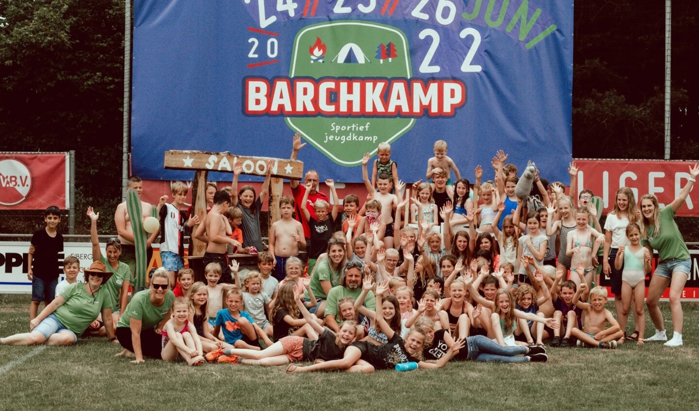 Deelnemers en leiding van de Barchkampclub 2022. Foto: PR
