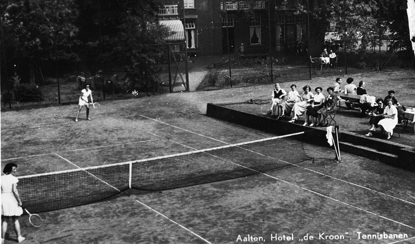 Het tenniscomplex nog aan de Dijkstraat. Foto: PR