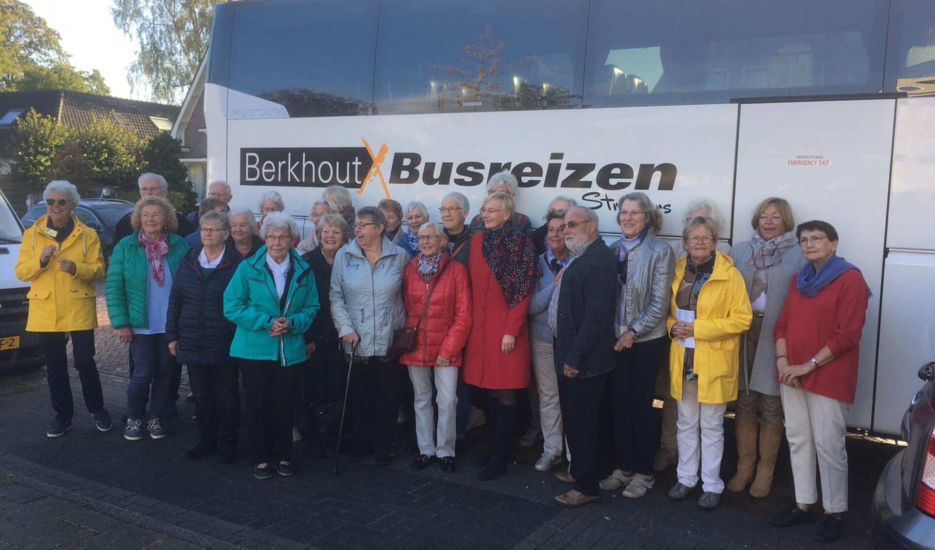 Deelnemers van een eerdere reis naar Xanten, met de KunstBus Vorden. Foto: PR