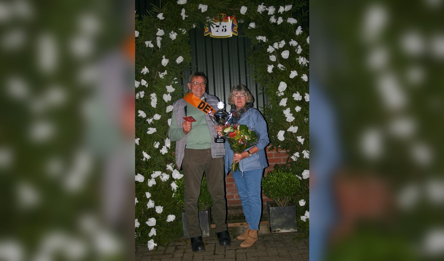 De nieuwe koning van buurtschap Delden: Willem Oldenhave. Foto: PR