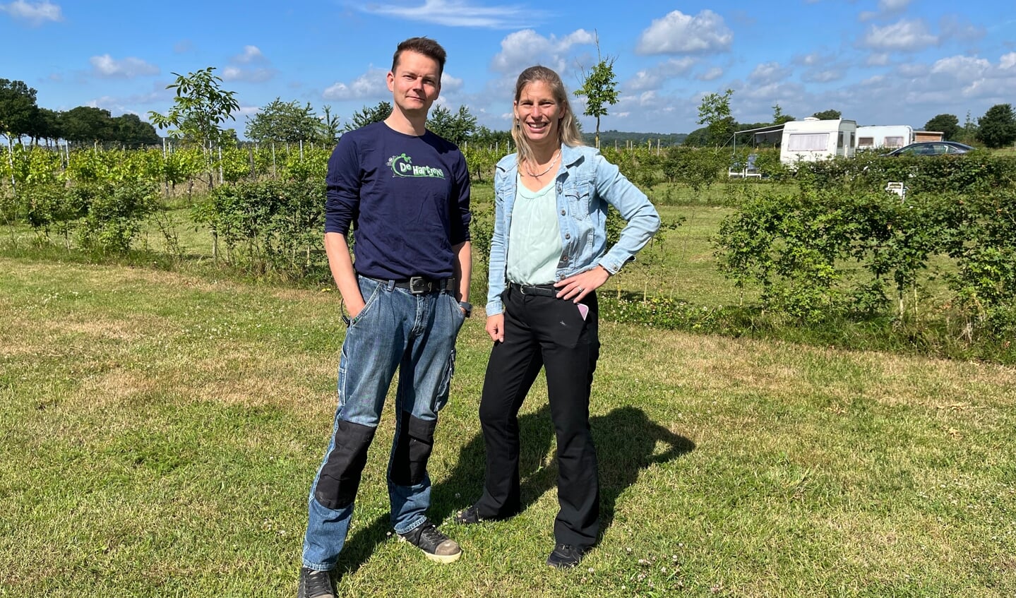 Joery en Marije genieten zelf ook elke dag van het prachtige uitzicht. Foto: Karin van der Velden