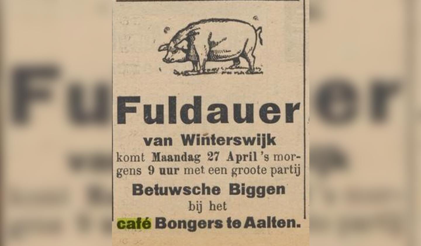 Bongers, betuwse biggen. Foto: collectie Leo van der Linde