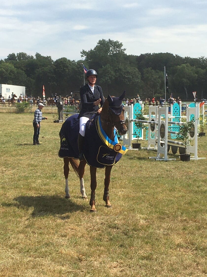 Chantal Leusink met Galobke. Foto: Anke Winkelhorst