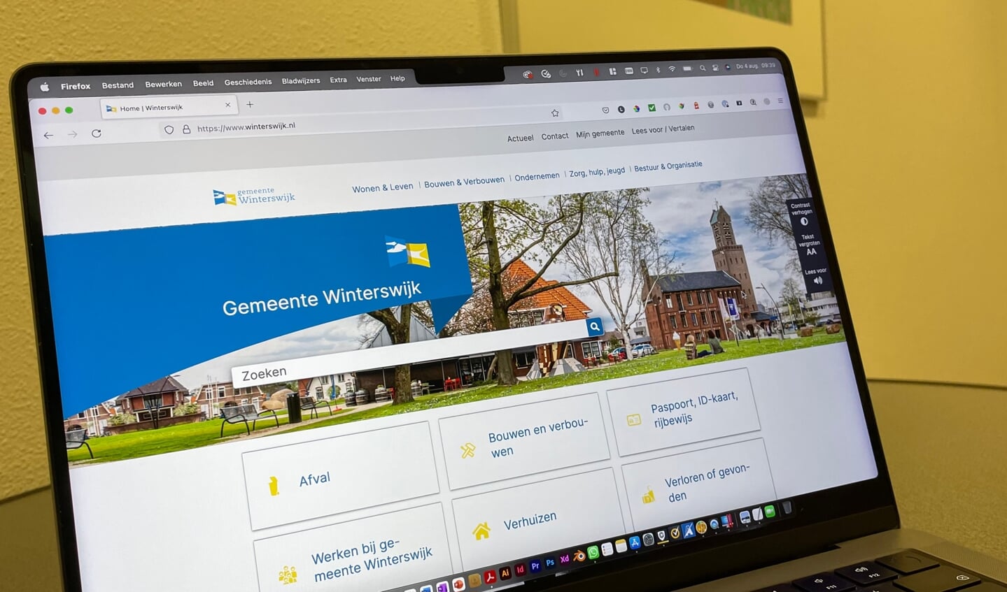 De website van de gemeente Winterswijk. Foto: PR