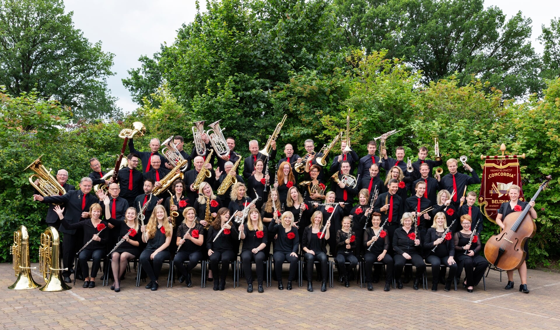 Muziekvereniging Concordia uit Beltrum bestaat dit jaar honderd jaar. Foto: Jorieke Philippi