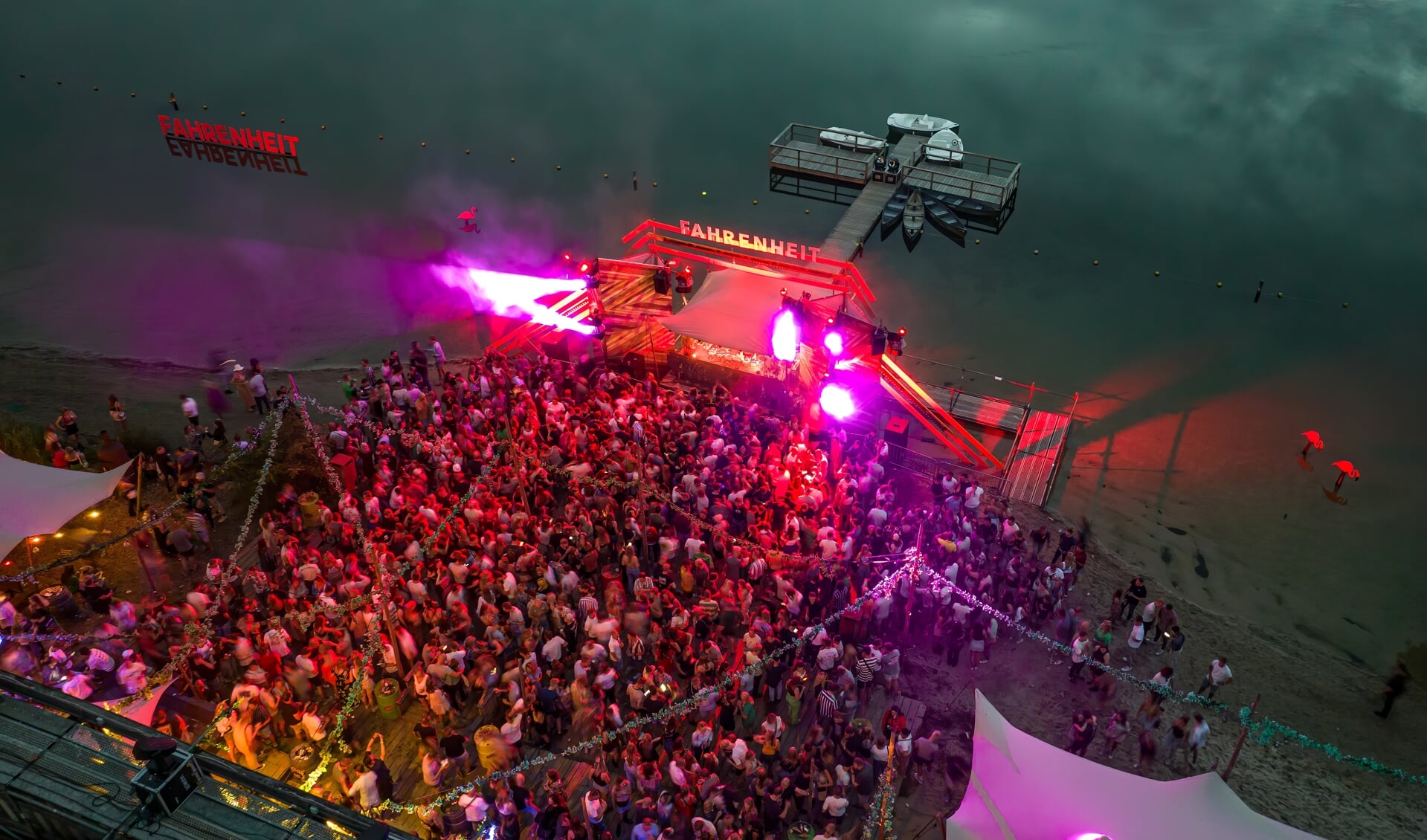 Fahrenheit Festival vanuit de lucht. Foto: Frank Bosvelt