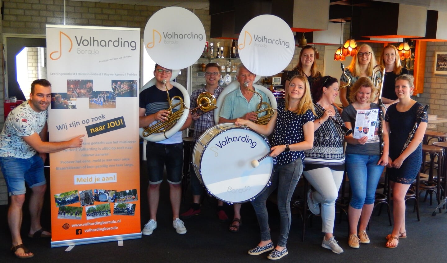 Muziekvereniging Volharding start in Borculo met nieuwe lesprogramma's. Foto: PR