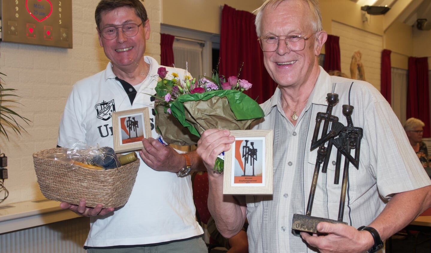 Johan Rutting en Jos Schunselaar na de finale. Foto: PR