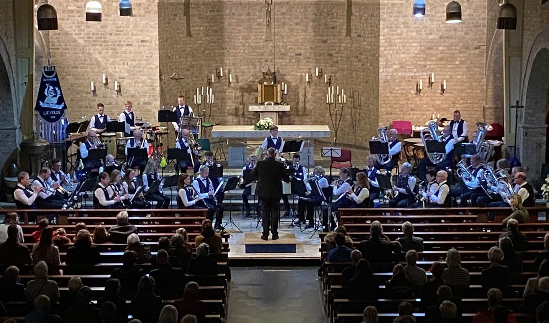 Concert van Harmonie St. Willibrord in de Christus Koningkerk in Lievelde. Foto: PR St. Willibrord