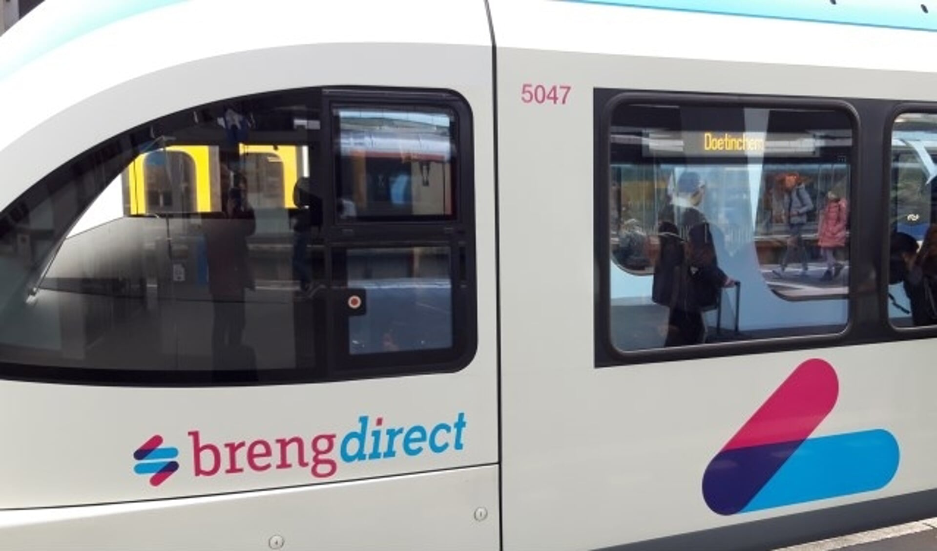 De treinen van Breng rijden vrijdag gewoon tussen Arnhem en Doetinchem (en weer terug). (foto: Danny van der Kracht) 