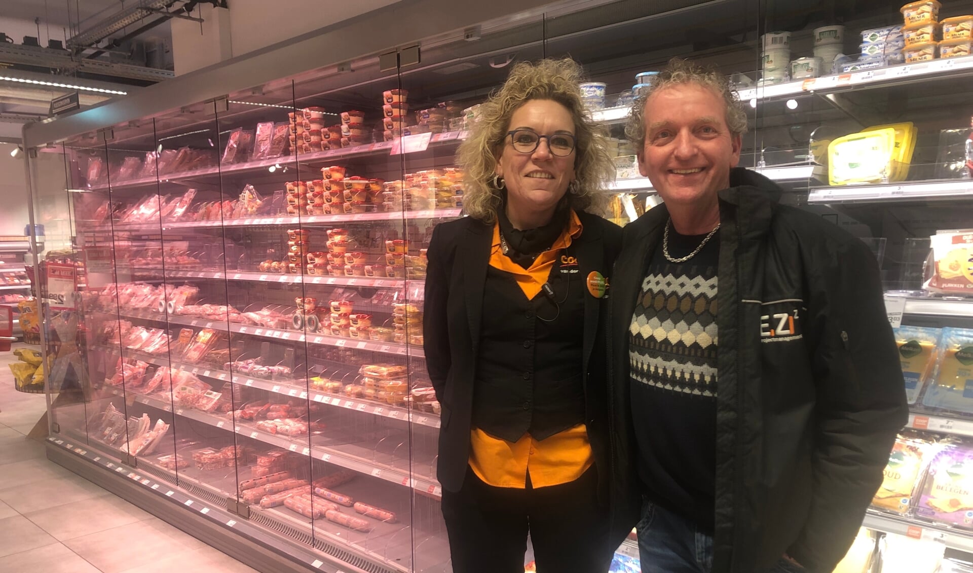 De schappen raakten vorige week steeds leger in de supermarkt van Monique en John van der Voort. Foto: PR