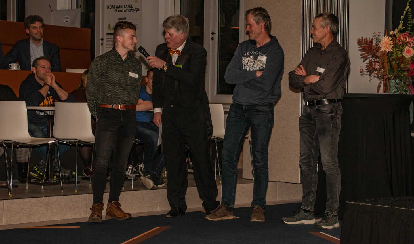 Touwtrekkers Richard Vliem, Ard Reinders en Gert Jan Vliem. Foto: Liesbeth Spaansen