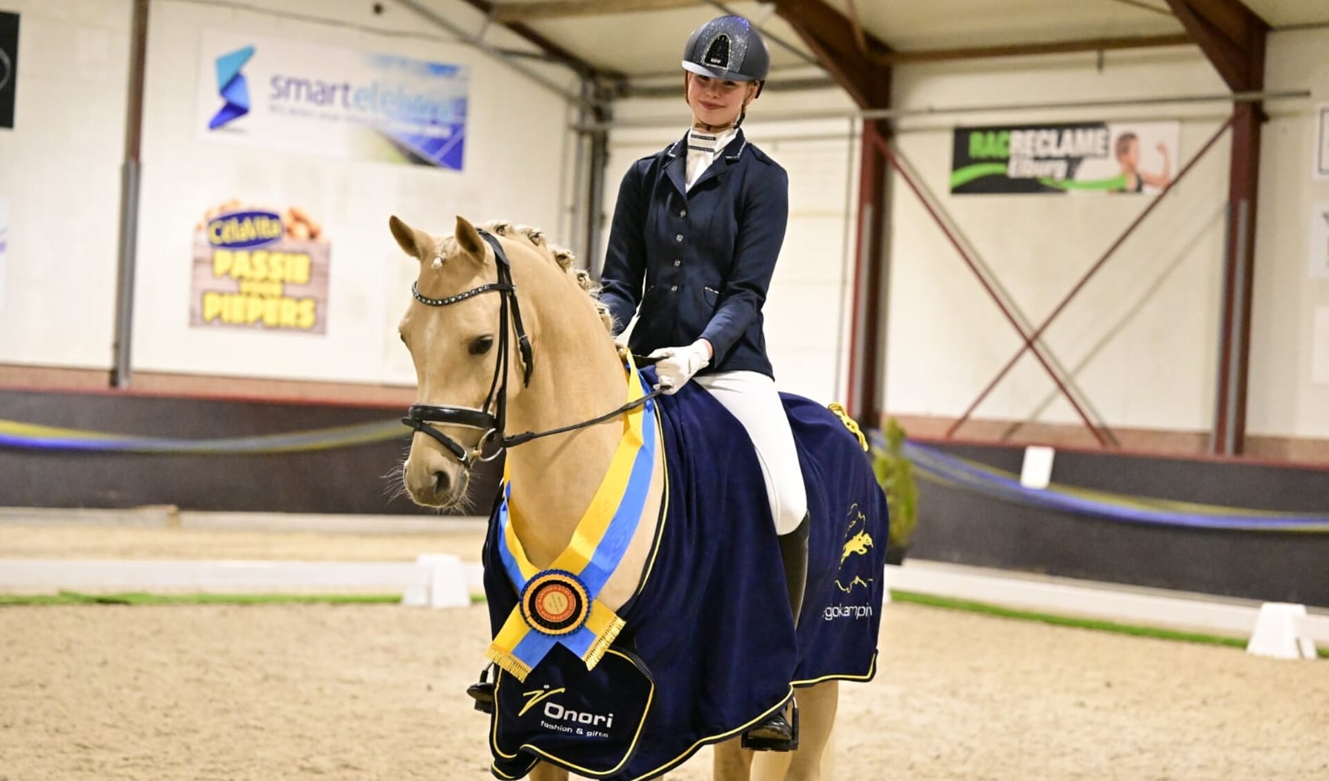 Fajah en haar pony Golden Star v.d. Schermeer’s Hof. Foto: Wilma Frenz