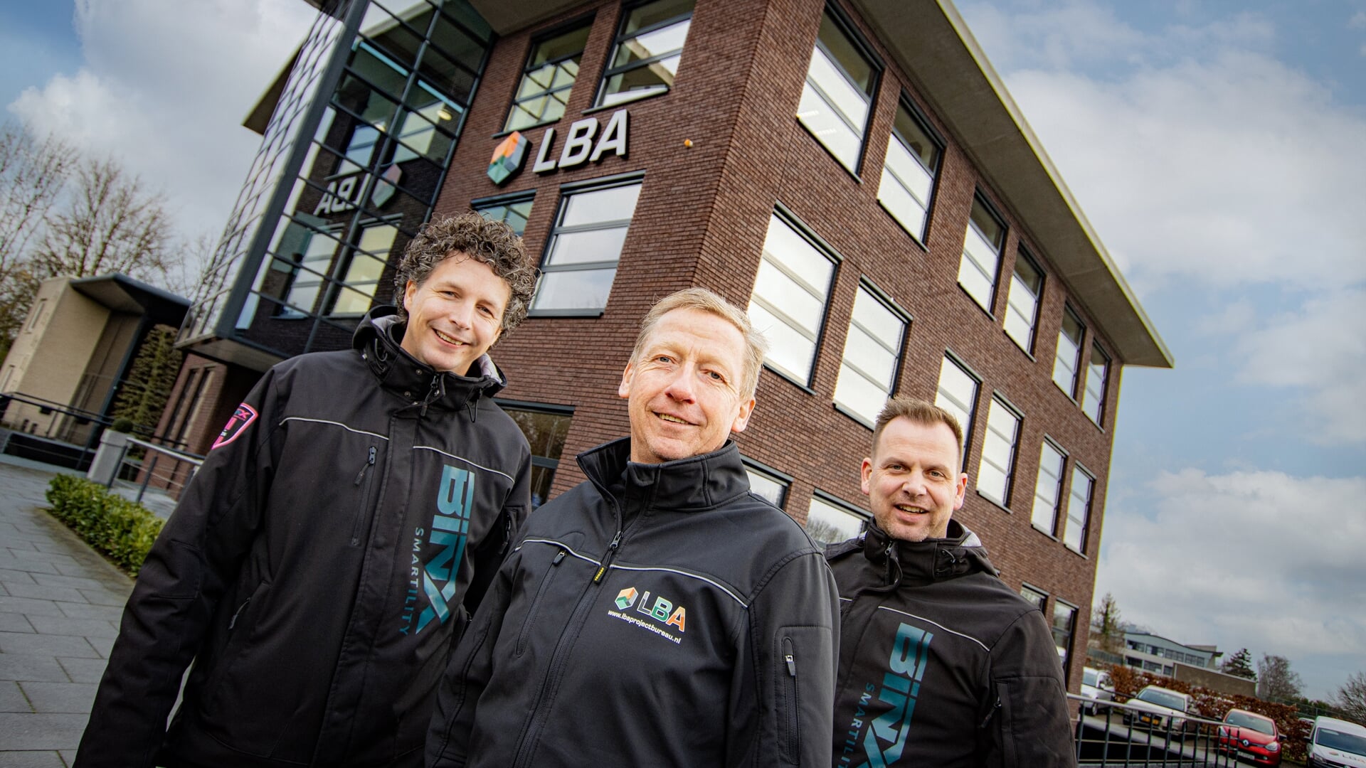 De drie nieuwe eigenaren van LBA (vlnr): Bas Hommelink, Erik Schuurmans en Bart Wopereis. Foto: PR