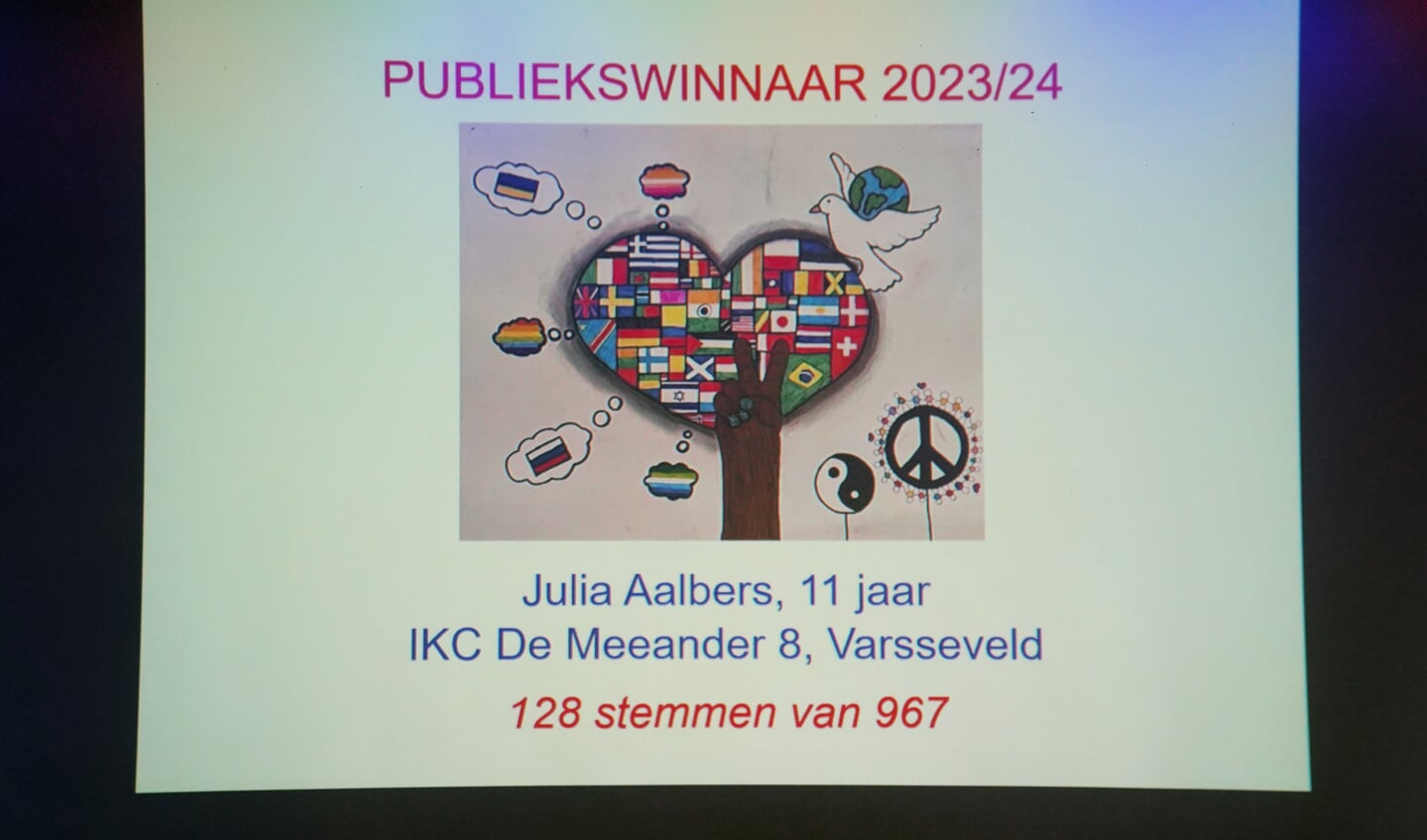 Publieksprijs voor Julia Aalbers van IKC de Meeander Varsseveld.