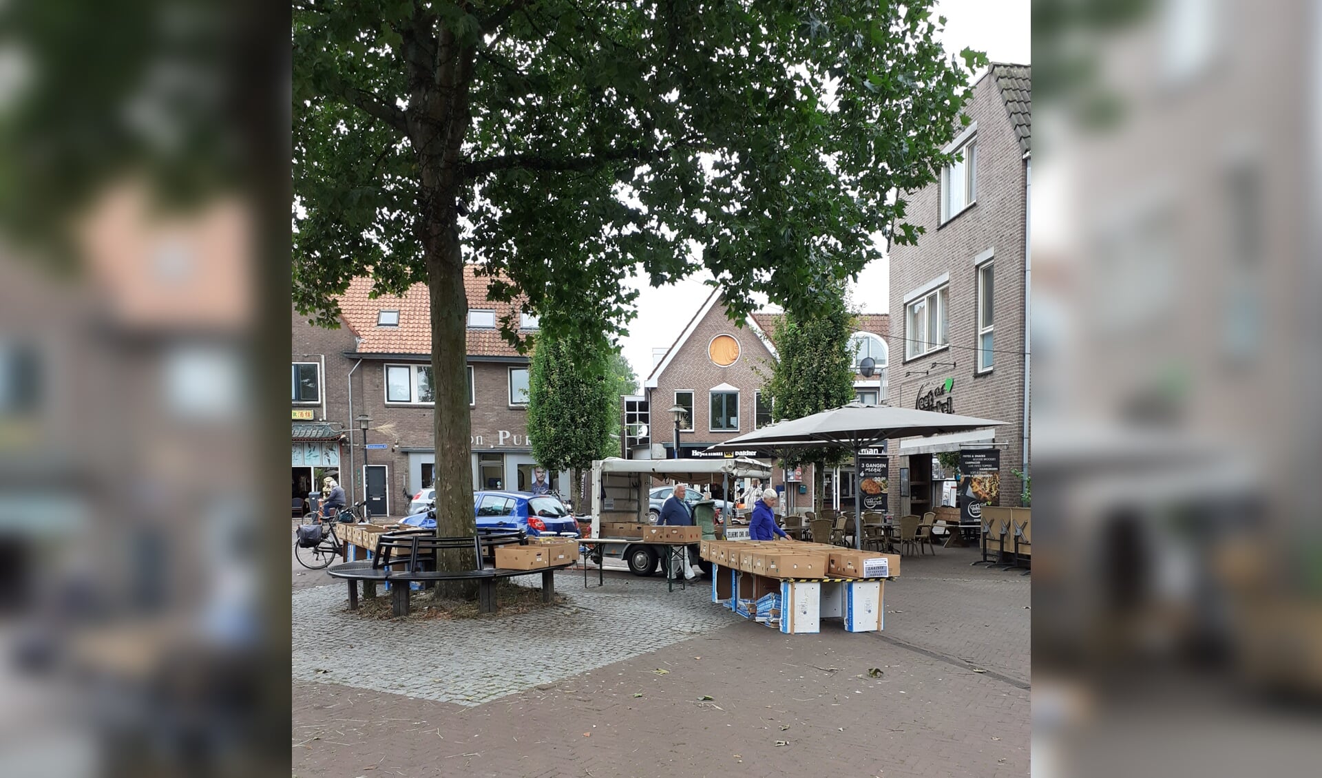 De boekenkraam van het Z.C.O.K. Foto: Lies Mudde