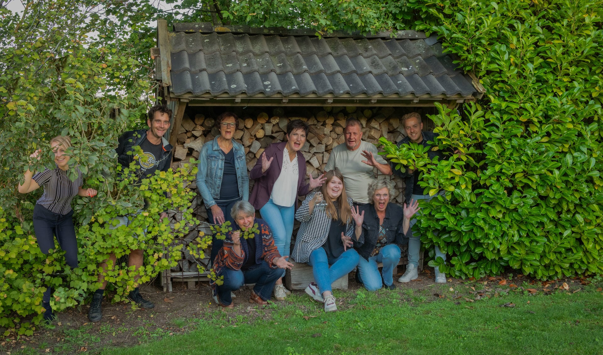 De spelersgroep van Hervelo. Foto: Rini Doppen