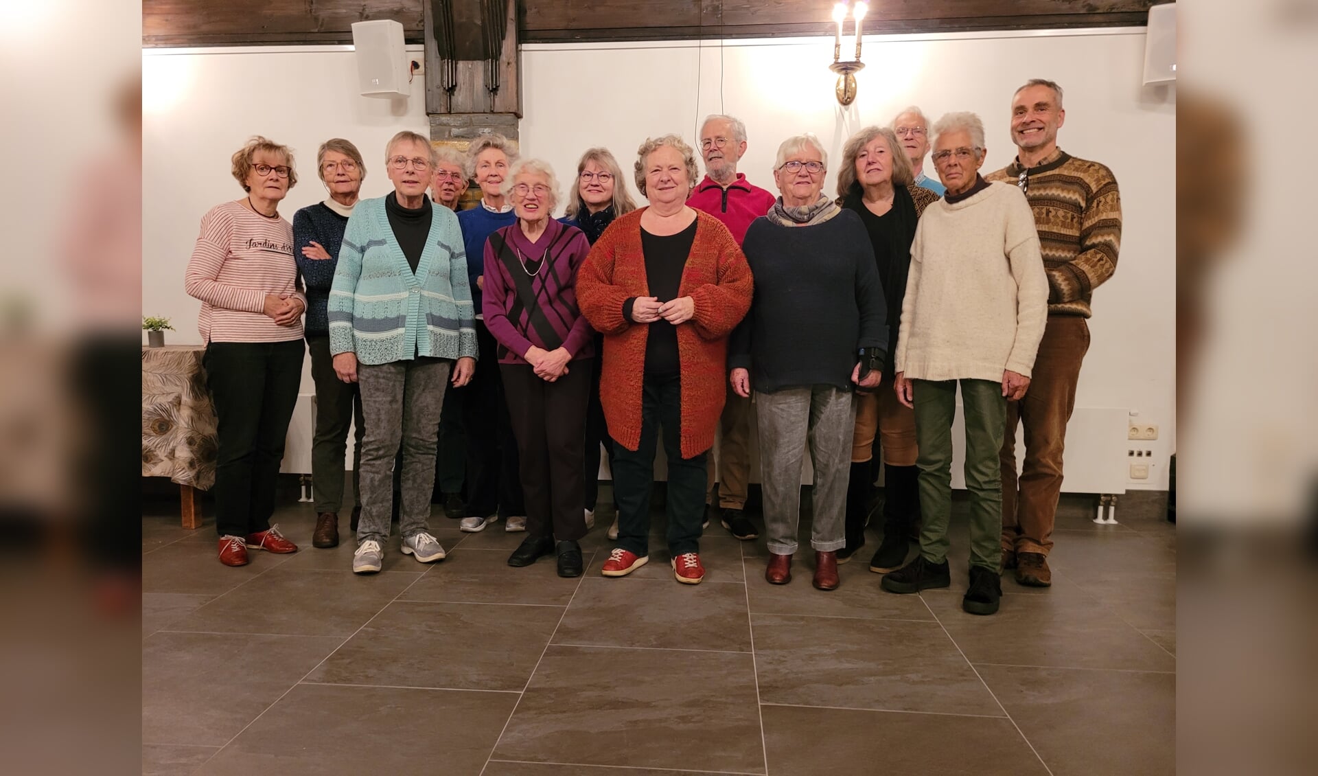 Ruurlo’s kamerkoor put voor concert in Barchkerk uit de rijke Duitse koortraditie. Foto: PR