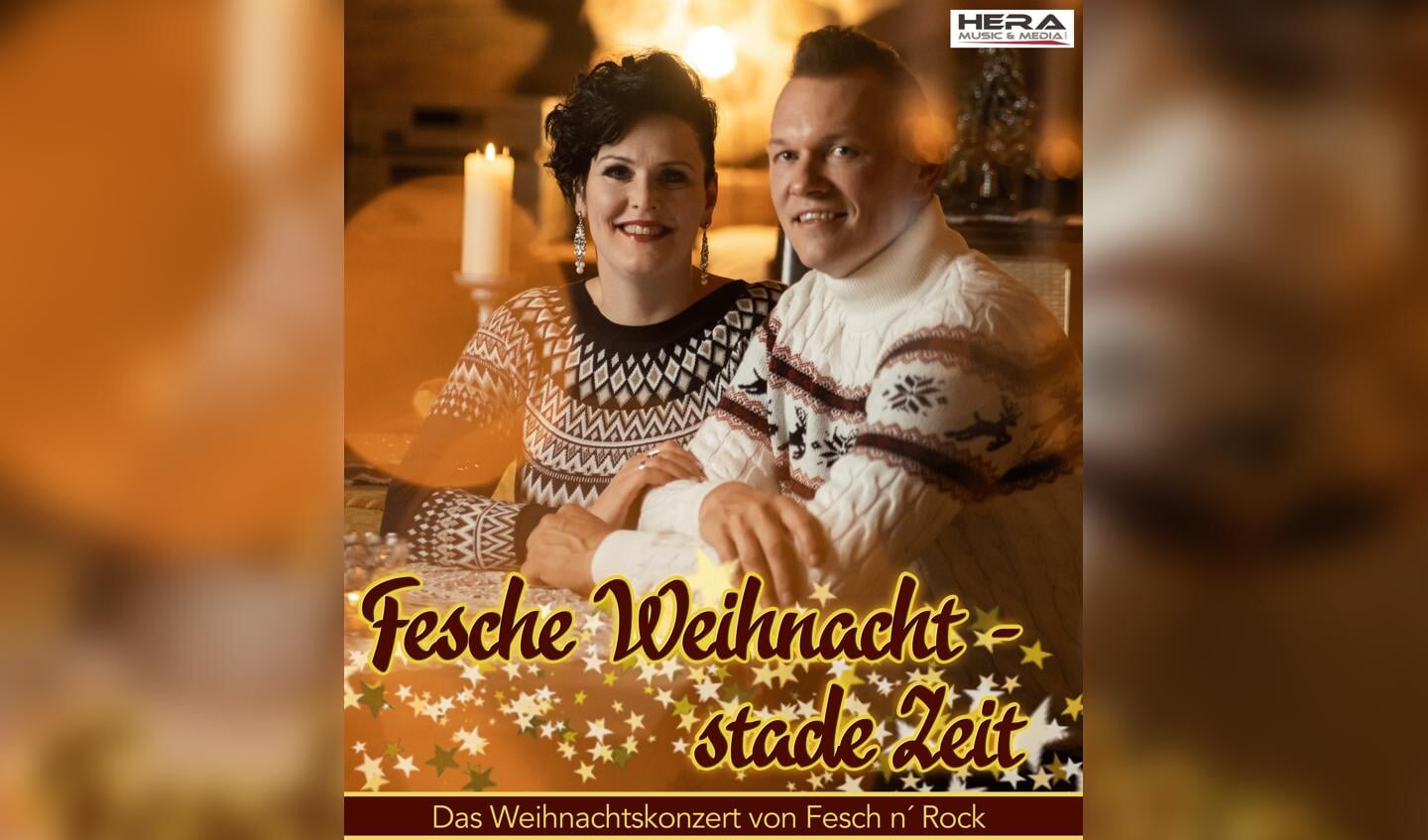 Met hun kerstconcert ‘Fesche Weihnacht, Stade Zeit’ laten Rita en Andreas weer een hele andere, maar ook weer een hele mooie kant van hun veelzijdigheid zien en horen. Foto: PR