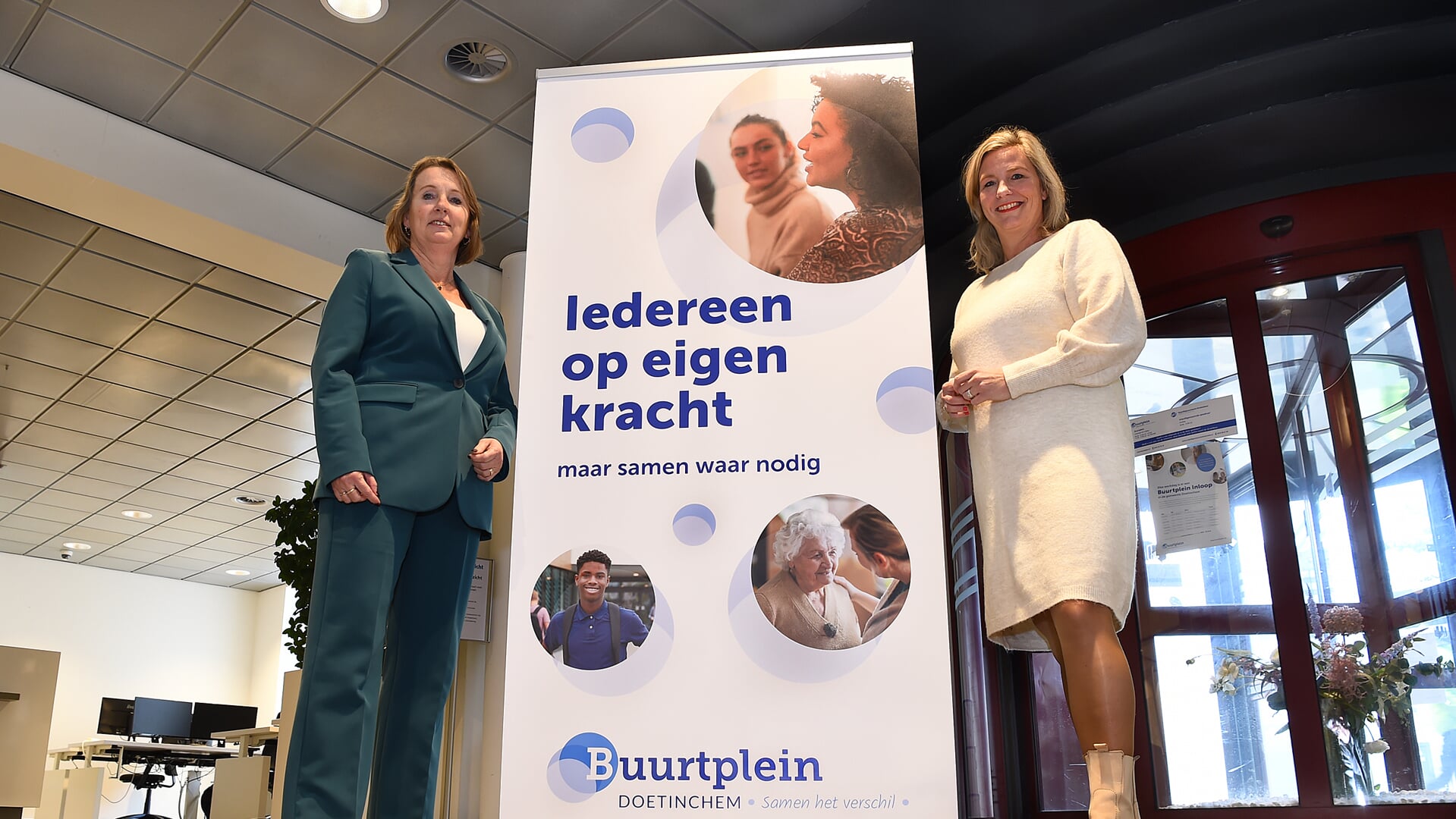 Marleen Leurs en Judith Banning van Buurtplein Doetinchem. Foto: Roel Kleinpenning
