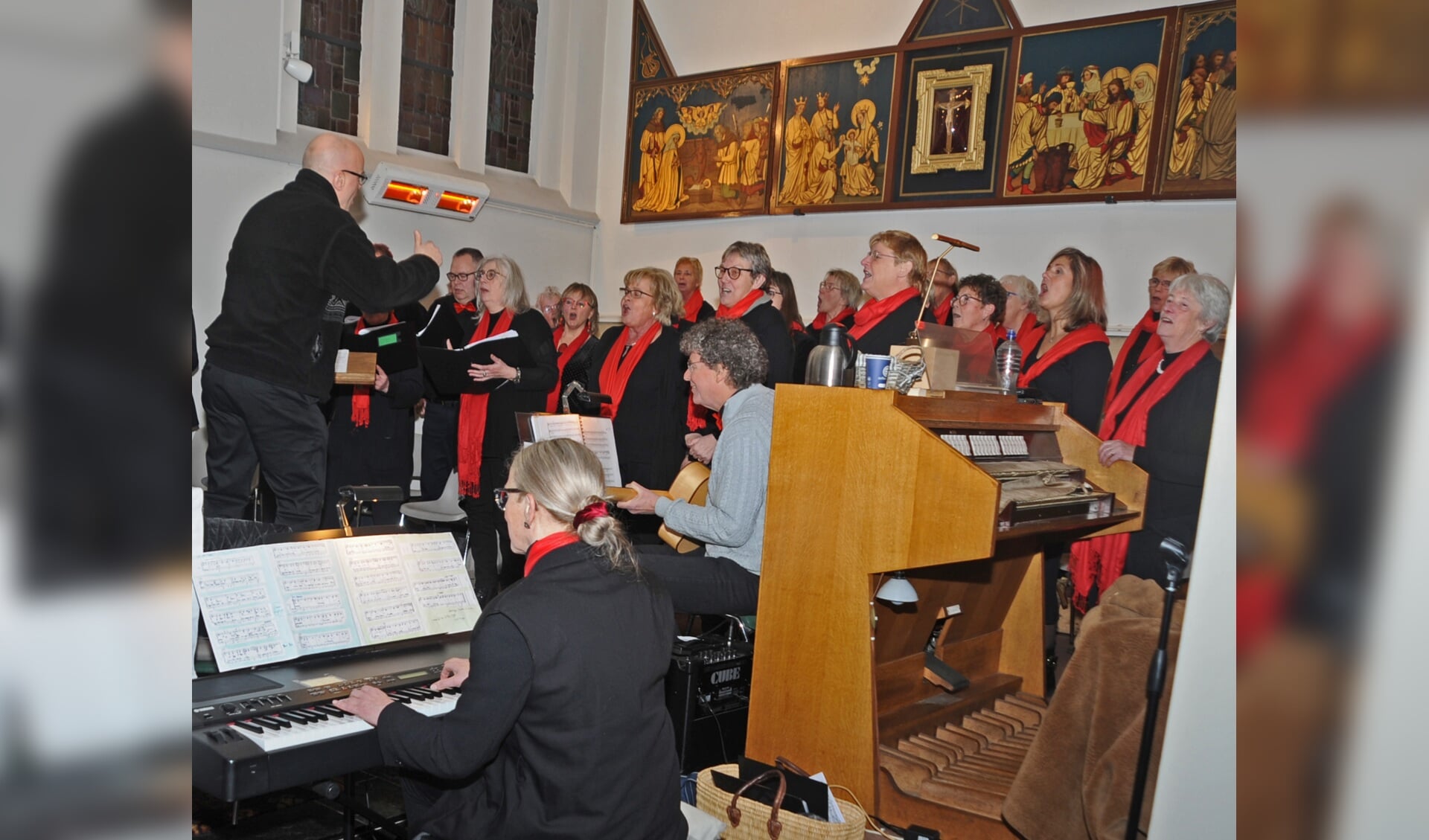 Aan het troostconcert zaterdag 9 december in de Willibrorduskerk in Ruurlo werkt onder meer koor Markant mee. Foto: PR