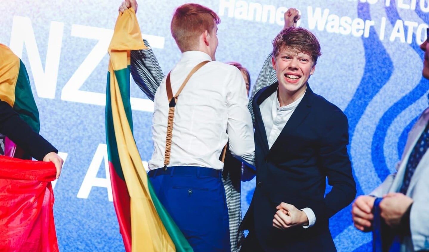 Quinten wint brons op de AEHT in Litouwen. Foto :PR