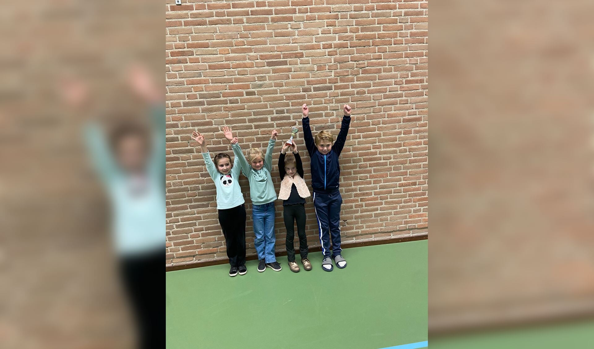 In de prijzen. Foto: PR