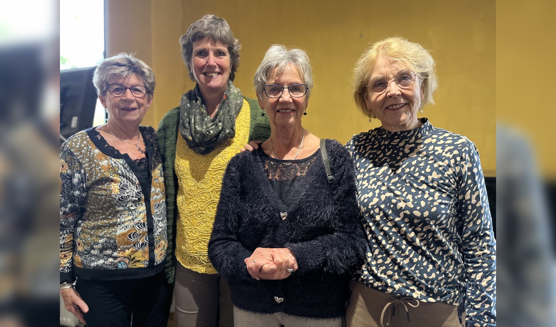 Gastvrouwen van het Alzheimer Café. Foto: Karin van der Velden