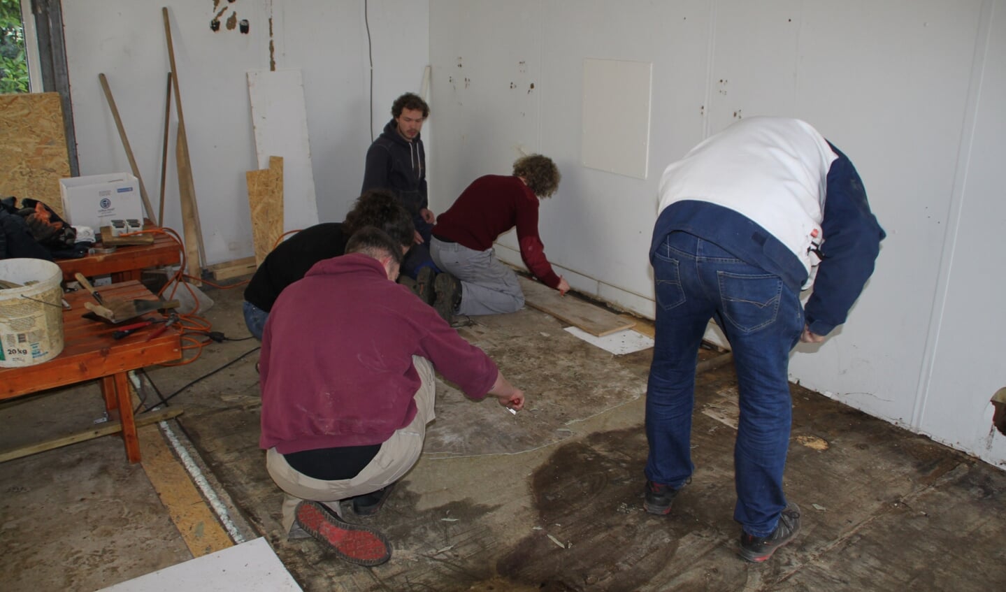 Corsogroep Zieuwentseweg bouwt aan nieuwe kantine. Foto: Jos Betting