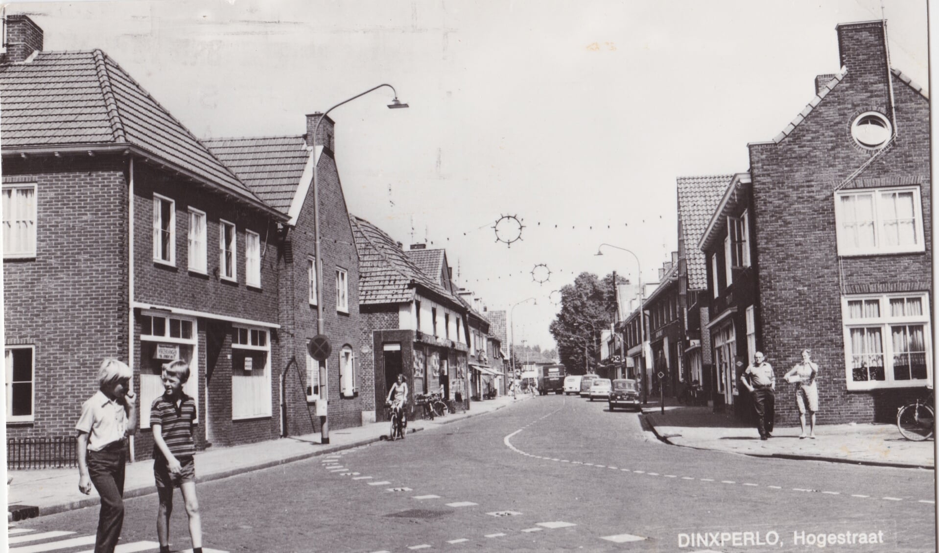 Een foto uit de oude doos: Hogestraat Dinxperlo rond 1970. Collectie Ben Maandag