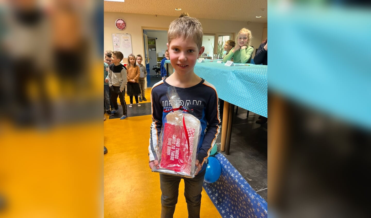 Liam is de winnaar van Heel Theresia bakt! Foto: Saskia Walgemoet