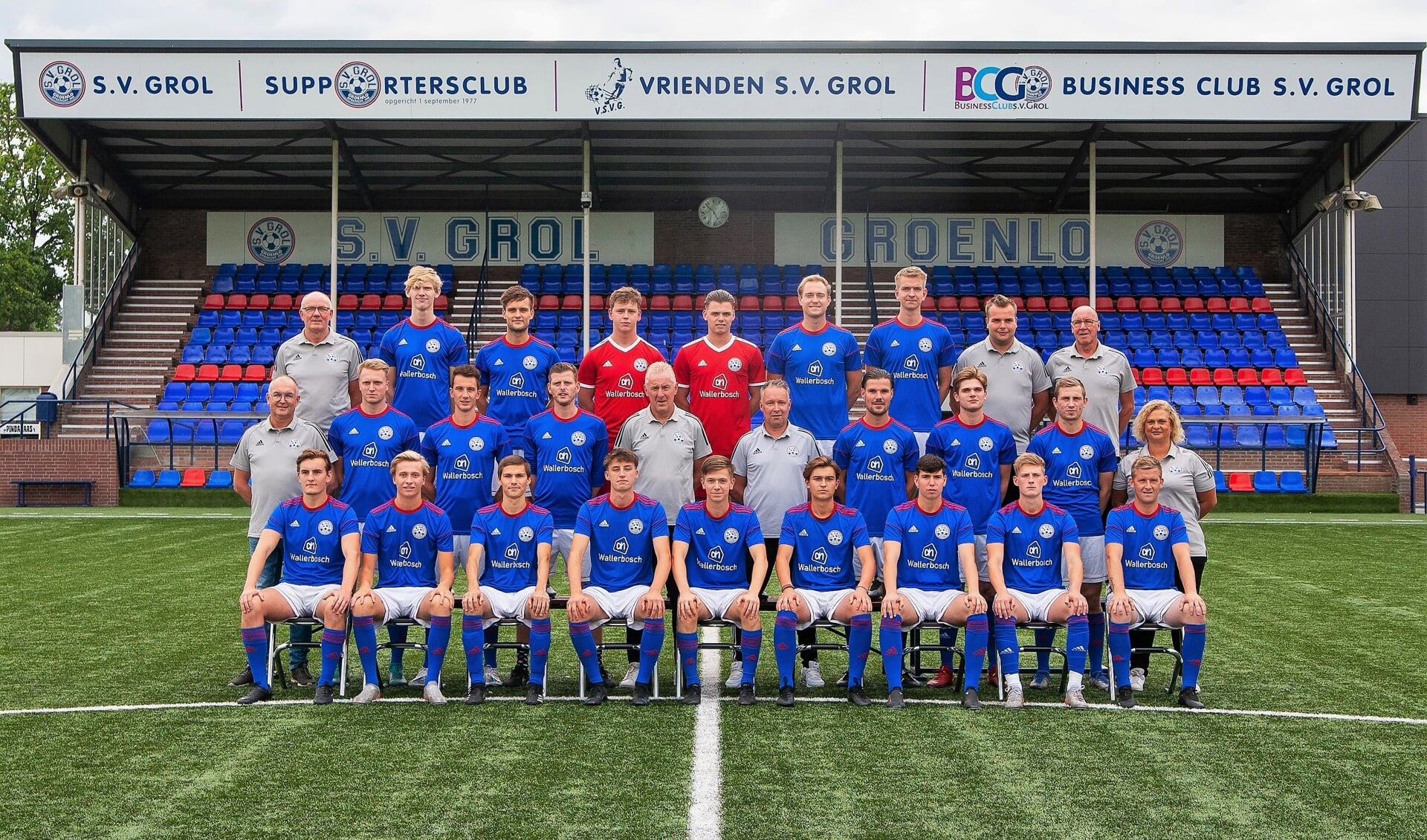 Het eerste elftal van Grol. Foto: Theo Huijskes/archief Achterhoek Nieuws