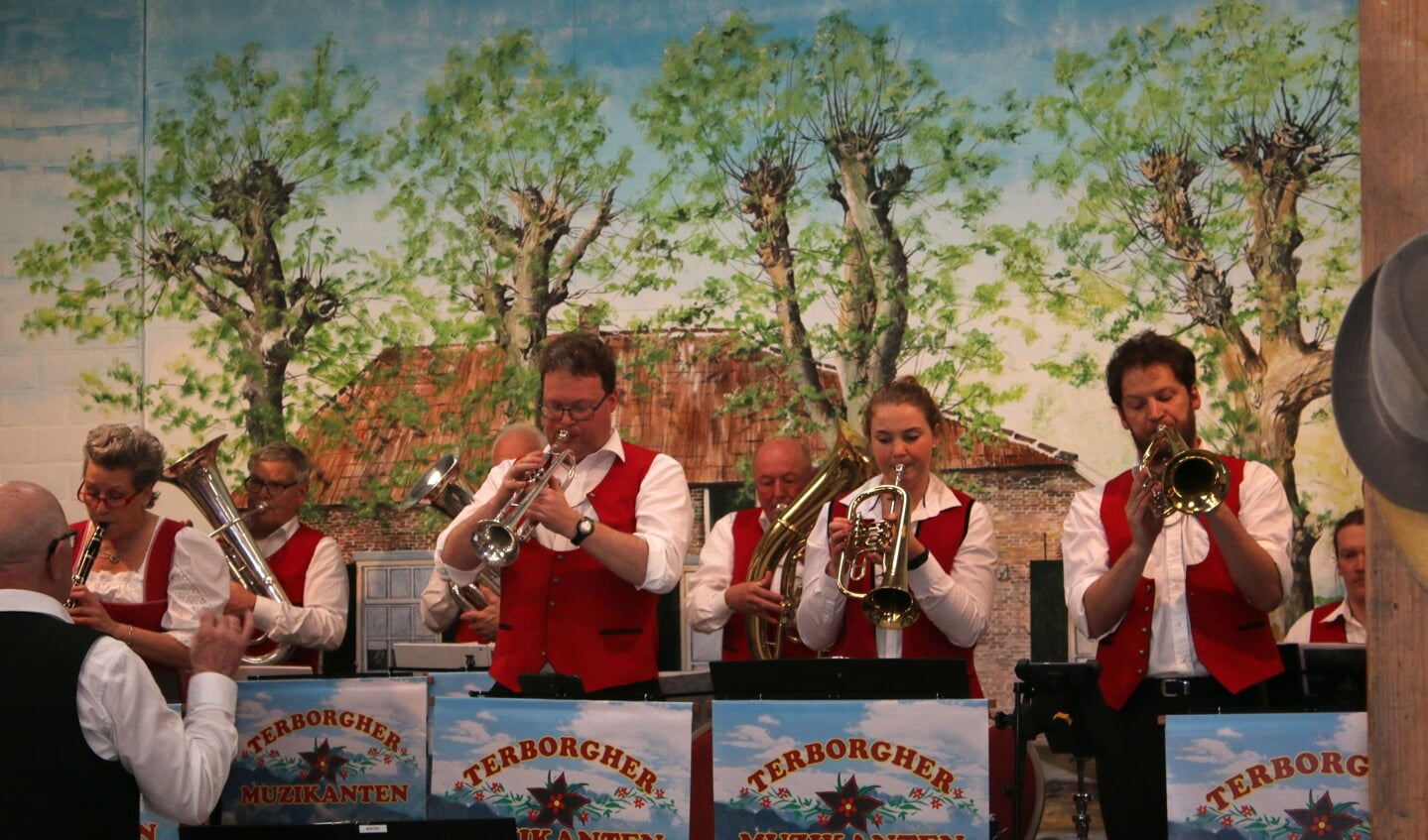 De Terborgher Muzikanten tijdens een eerder optreden bij Museum Smedekinck. Foto: Betsy Maatkamp