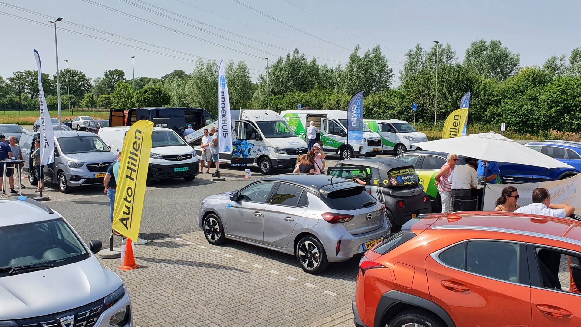 Op de elektrische mobiliteitsdag op 8 april in Zutphen stellen lokale dealers opnieuw veertig auto’s beschikbaar om te bekijken, vergelijken én erin te rijden. Foto: John Wolthuis